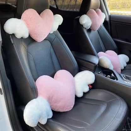 Heart-Shaped Plush Love Neck Pillow