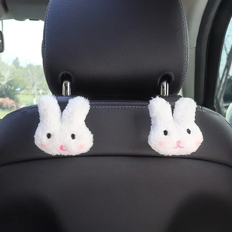 Cute Cartoon Bear Car Seat Back Hooks Storage V