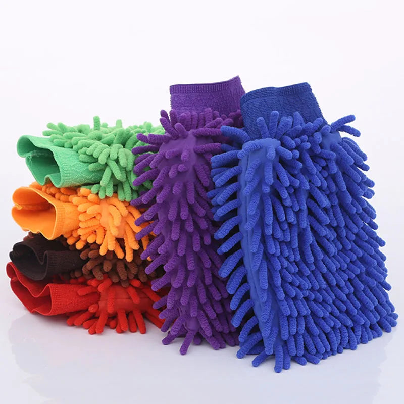 Car Wash Gloves Plush Rags