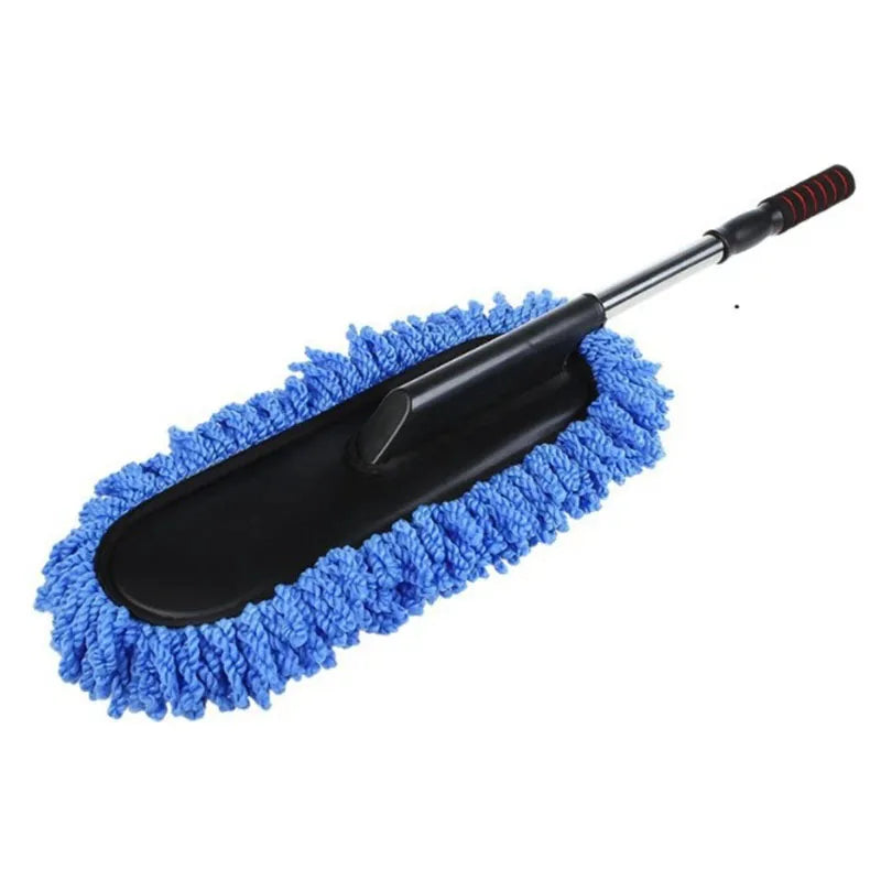 Car Retractable Wax Tow Microfiber Dust Cleaning Brush