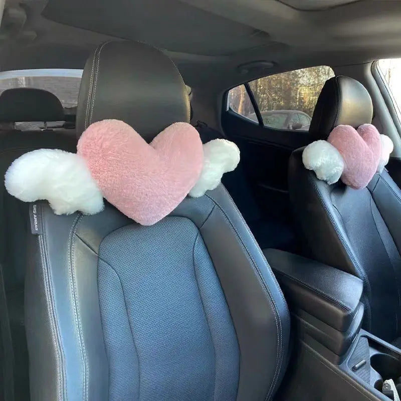 Heart-Shaped Plush Love Neck Pillow