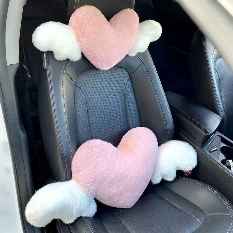 Heart-Shaped Plush Love Neck Pillow